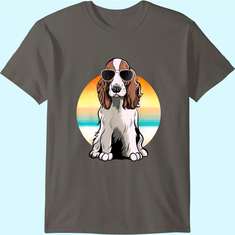 T-shirt Vintage Style Springer Anglais pour Hommes — T-shirts pour hommes