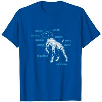 Anatomy of a German Shorthaired Pointer T-Shirt for Men — Mens T Shirts
