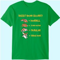 Basset Hound Security T-Shirt for Men
