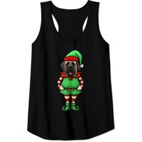 Débardeur drôle de lutin de Noël pour chien Mastiff anglais — T-shirts pour hommes