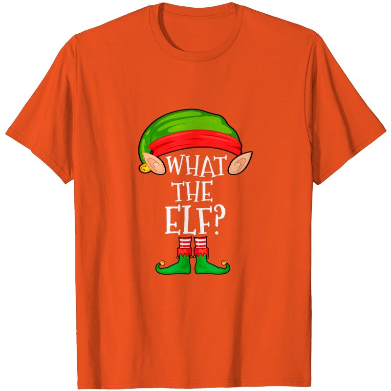 T-shirt What The Elf pour hommes en noir