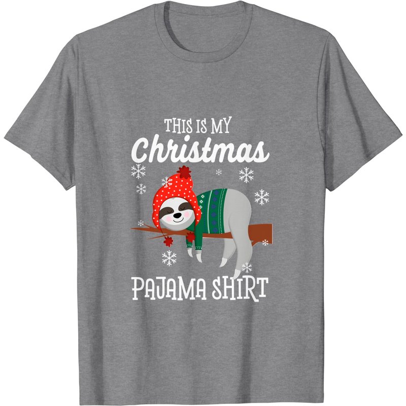 T-shirt de Noël This Is My Christmas Pajama pour hommes — T-shirts pour hommes