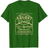 T-shirt d'anniversaire des Legends nés en août 1982 pour hommes — T-shirts pour hommes