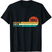 T-shirt d'anniversaire 39 ans pour hommes - Depuis septembre 1982 — T-shirts pour hommes