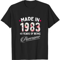 T-shirt 40e anniversaire fait 1983 pour hommes