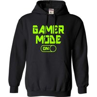Hoodie Unisexe Noir Gamer Mode On