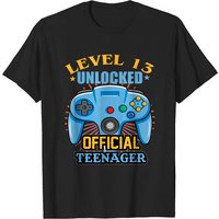 T-shirt pour hommes cadeau d'anniversaire 13 ans niveau 13 déverrouillé — T-shirts pour hommes