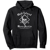 Hoodie Oak Island Crâne de la Nouvelle-Écosse Canada — Sweats à capuche pour hommes