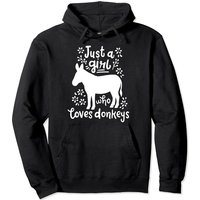 Juste une fille qui aime les ânes - Hoodie à capuche — Sweats à capuche pour hommes