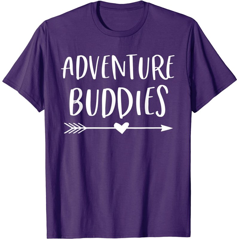 T-shirt pour hommes Adventure Buddies en noir — T-shirts pour hommes