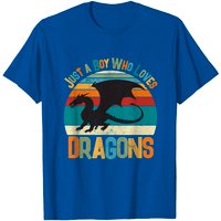 Un Garçon Qui Aime les Dragons T-shirt pour Hommes — T-shirts pour hommes