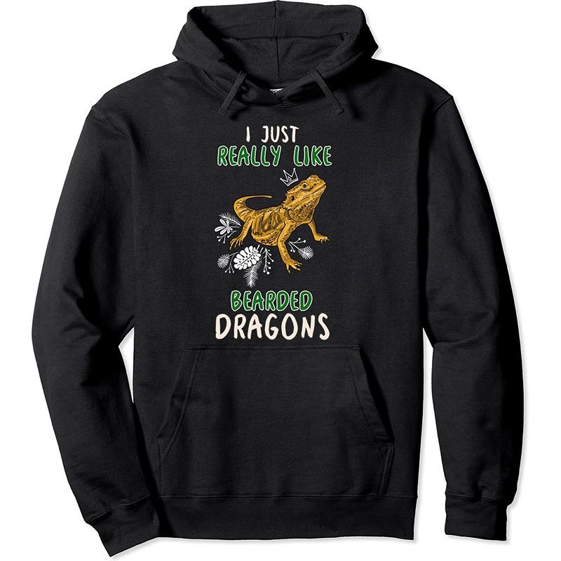 Je Really Like Bearded Dragons Hoodie à Capuche — Sweats à capuche pour hommes