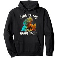 Mon Visage Heureux Pull à Capuche Dragon Barbu — Sweats à capuche pour hommes