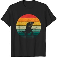 T-shirt Vintage Lizard pour hommes en noir — T-shirts pour hommes