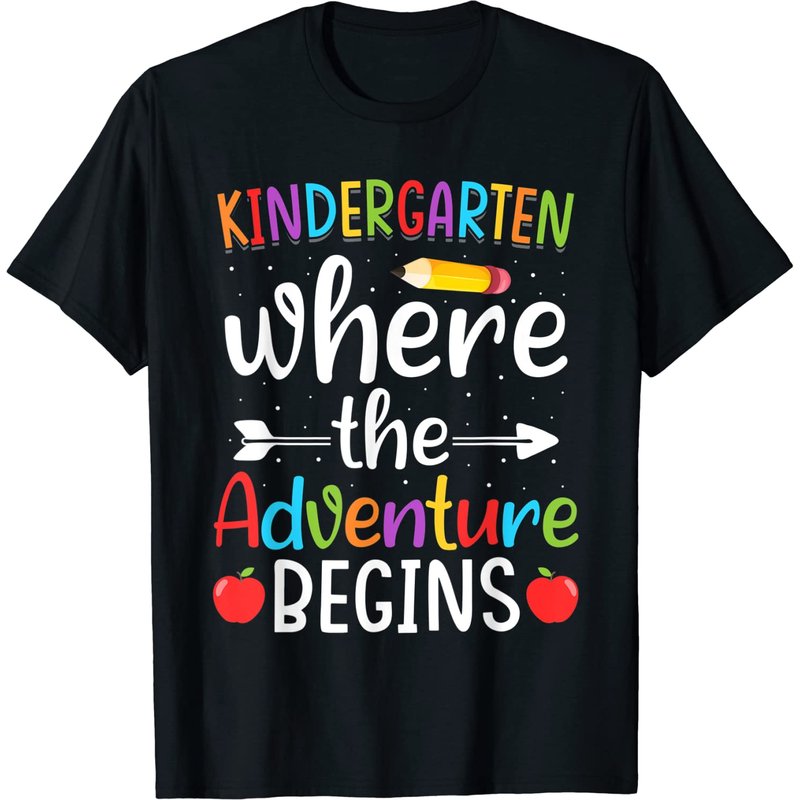 T-shirt pour hommes Kindergarten Where The Adventure Begins — T-shirts pour hommes