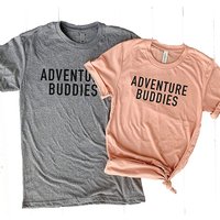 Adventure Buddies Matching T-Shirt for Men - Black — Mens T Shirts
