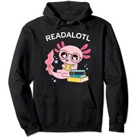 Haut à capuchon Axolotl Bookworm pour filles — Sweats à capuche pour hommes