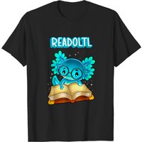 T-shirt Axolotl Amusant Lisant à la Bibliothèque pour Hommes — T-shirts pour hommes
