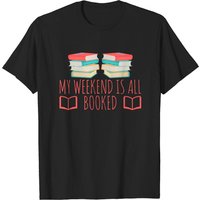 Mon week-end est entièrement réservé T-shirt drôle de lecture pour hommes — T-shirts pour hommes