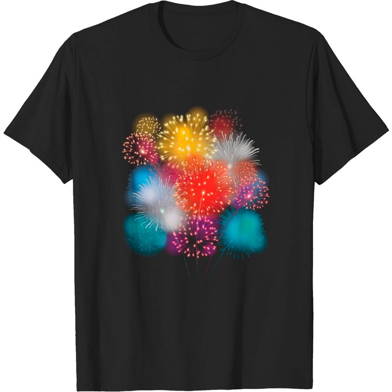 T-shirt Pyro Explosion Feux d'Artifice pour Hommes — T-shirts pour hommes