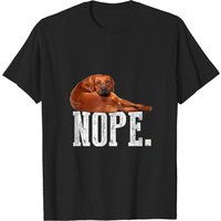 T-Shirt Nope Lazy Rhodesian Ridgeback pour hommes — T-shirts pour hommes