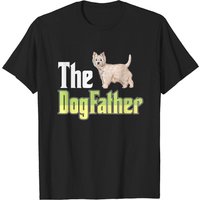 T-Shirt The Dogfather West Highland White Terrier pour hommes — T-shirts pour hommes