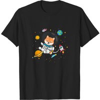 T-Shirt Shiba Inu pour hommes en noir — T-shirts pour hommes