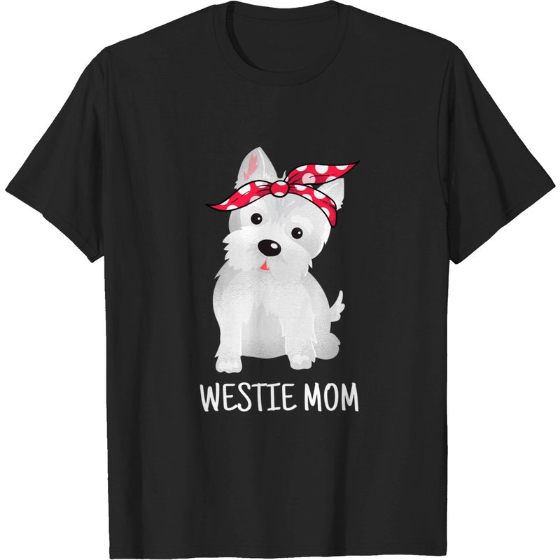 T-Shirt Westie Mom West Highland White Terrier pour hommes — T-shirts pour hommes