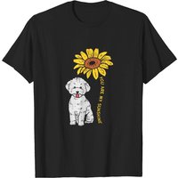 You Are My Sunshine Bichon Frise Sunflower Dog T-Shirt for Men