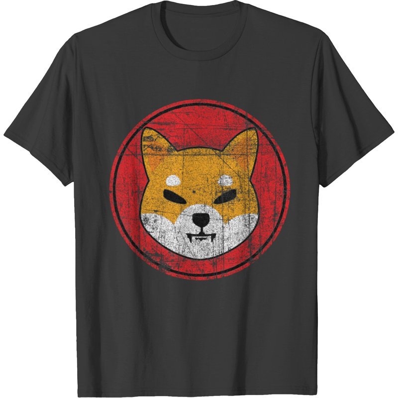 T-shirt Distressed Logo Shiba Inu pour hommes — T-shirts pour hommes