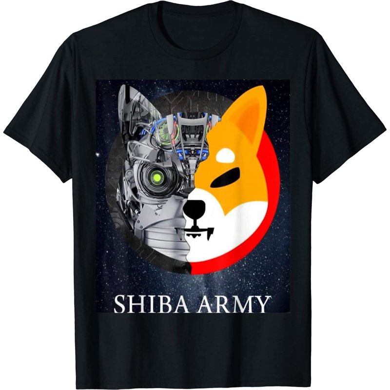 T-Shirt Mème Crypto Monnaie Shibu Inu pour Hommes — T-shirts pour hommes