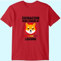 Shiba Coin The Millionaire Loading Token Coin Inu T-Shirt for Men