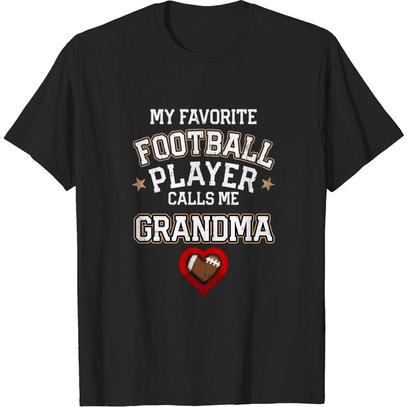 Mon Joueur de Football Préféré M'Appelle Grand-Mère T-Shirt pour Hommes — T-shirts pour hommes