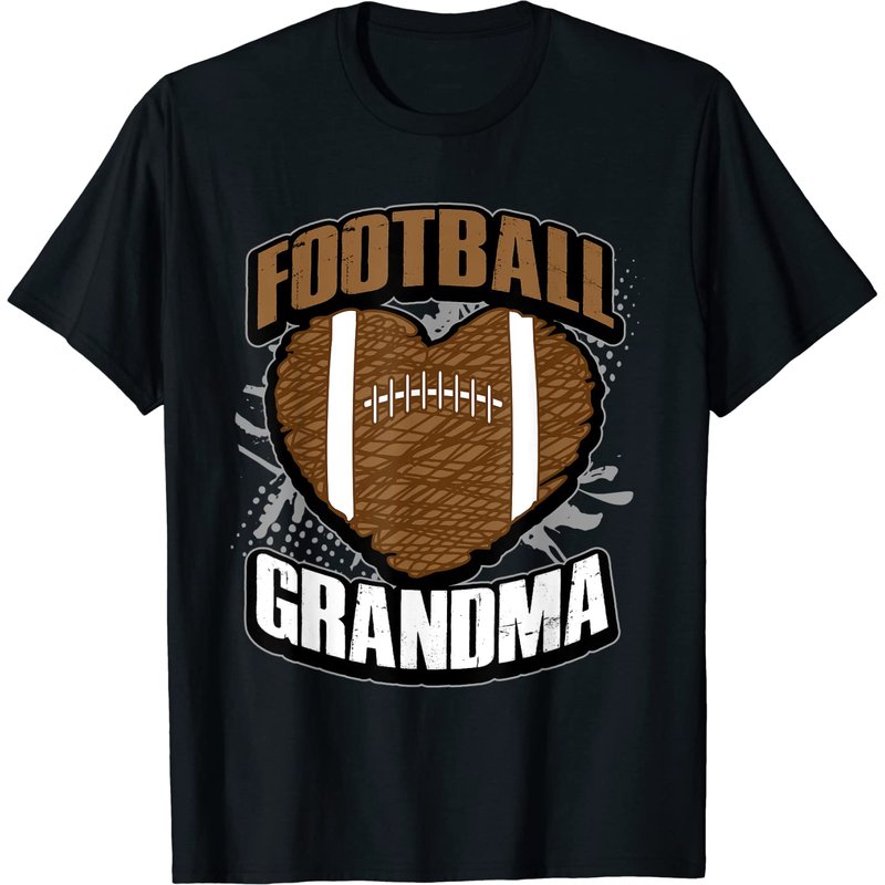 T-Shirt Football Grandma Pigskin Heart pour Hommes — T-shirts pour hommes