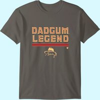 Dadgum Legend T Shirt for Men in Black