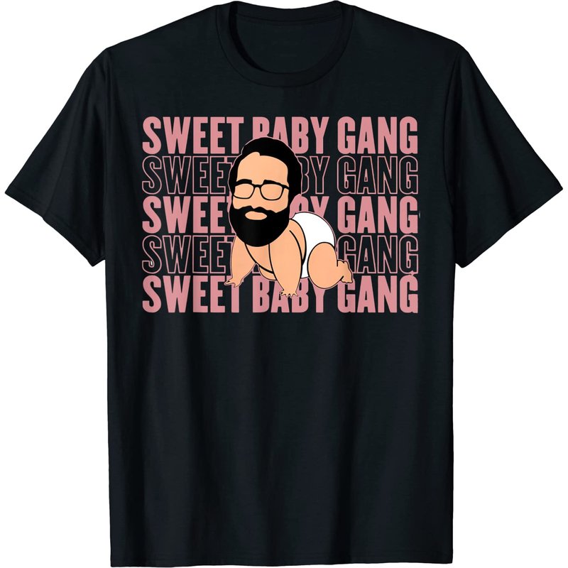 T-shirt pour hommes Sweet Baby Gang en noir — T-shirts pour hommes