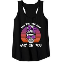 Eff You See Kay Why Oh You Skeleton Skull Halloween Débardeur — T-shirts pour hommes