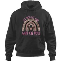 Eff You See Kay Why Oh You Sweat à Capuche Sarcastique Boho Arc-en-Ciel