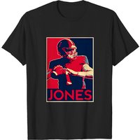 T-shirt essentiel Mac Jones New England Football Hope Style — T-shirts pour hommes