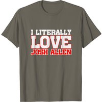 T-Shirt de Football Buffalo Josh Allen pour Hommes — T-shirts pour hommes