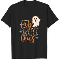 T-shirt Halloween Fab Boo Lous Leopard Ghost pour hommes — T-shirts pour hommes