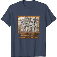 T-shirt sur l'immigration des Autochtones pour hommes