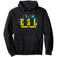 ESL Teacher & Students ESOL English Language Pullover Hoodie