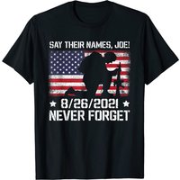 T-shirt Say Their Names Joe Noms de Soldats Tombés pour Hommes — T-shirts pour hommes