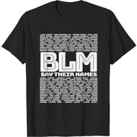 T-Shirt BLM Protest Say Their Names pour Hommes