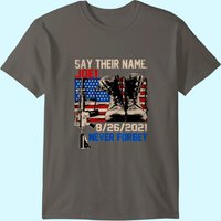 T-Shirt Hommage aux Soldats Joe Names of Fallen Soldiers — T-shirts pour hommes
