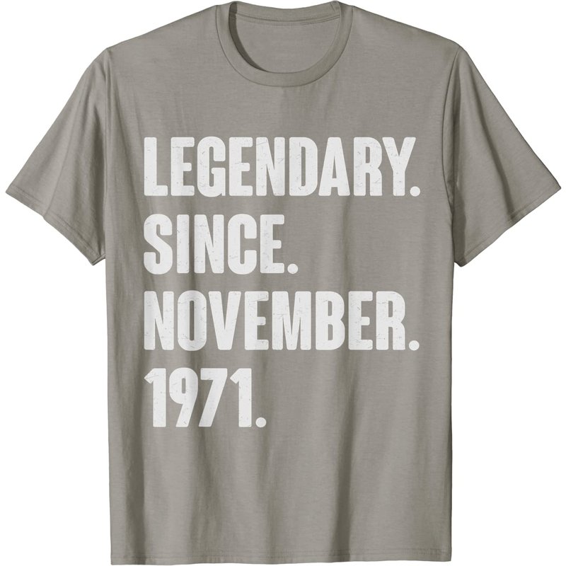 T-Shirt pour hommes Legendary Since November 1971 — T-shirts pour hommes