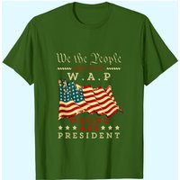 T-shirt We The People Got That W-A-P Drapeau Américain pour Hommes — T-shirts pour hommes