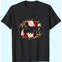 T-shirt Nana Flower Art pour hommes en noir