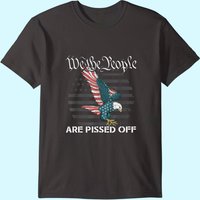 T-shirt Vintage Drapeau Américain We The People Are Pissed Off pour Hommes — T-shirts pour hommes
